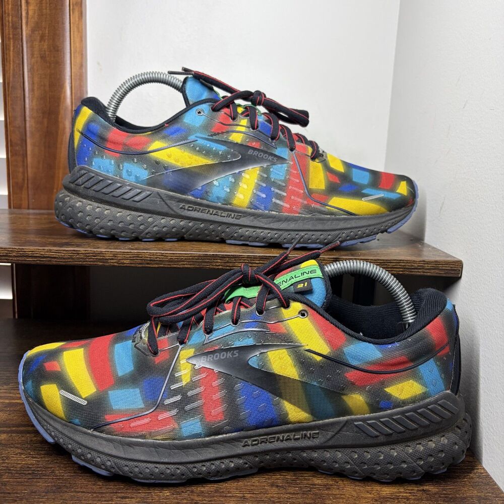 Brooks Adrenaline GTS 21 1103491D016 Multicolor Running Shoes Mens 9.5 D